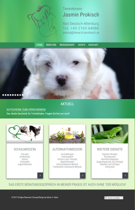 Preview Homepage Tierarzt Prokisch
